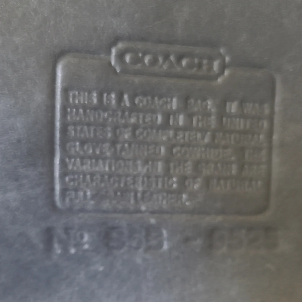 Vintage - Coach Black Satchel Structured Leather Bag - Picture 9 of 11